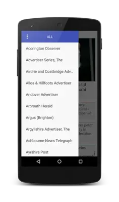 UK Newspapers android App screenshot 1